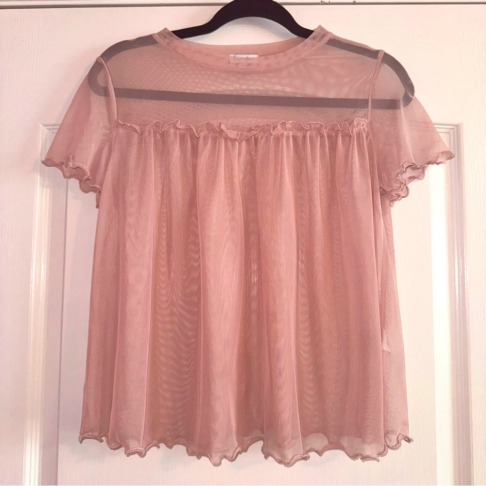 Mesh Flowy Top